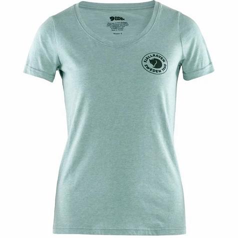 Fjällräven Women 1960 Logo T-Shirt Blue PH357319 Philippines